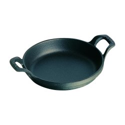 STAUB 珐宝 圆形烤锅 16cm黑色