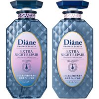 Diane 洗发水和护理,夜间深层修复,蓝夜浆果香味,完美美妆,夜间修复套装,450毫升×2