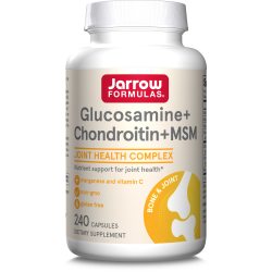 Jarrow Formulas 氨基葡萄糖软骨素胶囊 关节健康 240粒 成人营养补充