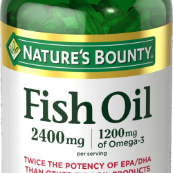 Natures Bounty 自然之宝 深海鱼油软胶囊2400mg 90粒