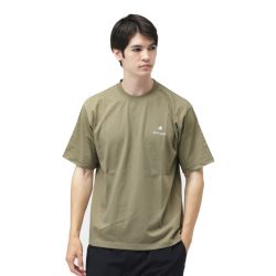Snow Peak NSD-TS-25AU003 新款标准标志 T 恤,短袖,男式,女式, 深米色