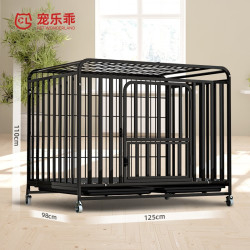 宠乐乖 三面方管狗笼125中型大型犬宠物加粗加固狗狗笼子别墅德牧S杜宾S