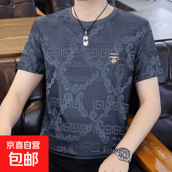 无品牌 个位数的价格！特价捡漏t恤男高端冰丝上衣