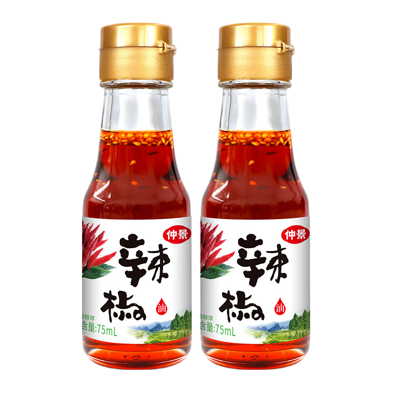 仲景 鲜花椒油藤椒油芥末油辣椒油 调味油