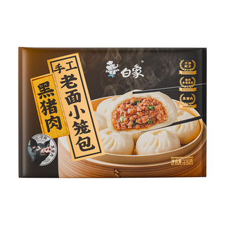 白象 黑猪肉梅干菜小笼包 150g*8袋