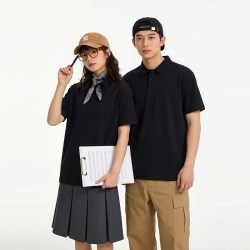 阿仕顿 男女透气夏短袖POLO衫