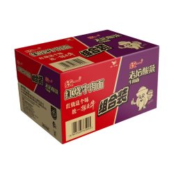 统一 老坛酸菜牛肉面方便面泡面120g*12桶速食食品速食面面皮宿舍