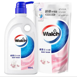 威露士 沐浴露 嫩肤500ml+袋装500ml