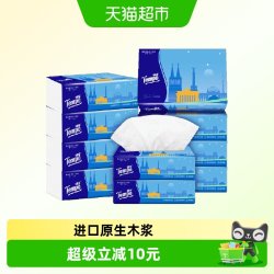 得宝 欧式假日无香 4层加厚 抽纸