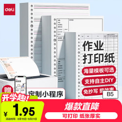 得力 护眼 活页替芯 B5/40张
