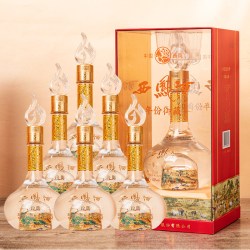 西凤酒 年份御藏52度生肖马年纪念版礼盒装500ml*6瓶