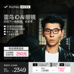 雷鸟 iO  AI 智能眼镜 极夜黑（便携盒款）