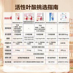 斯利安 活性叶酸复合维生素孕妇多维片