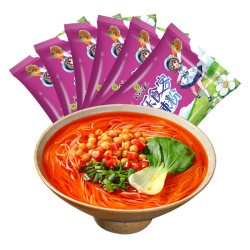 稻花香 酸辣粉中辣重庆粉丝过桥米线冲泡方便面速食泡面6袋装整箱