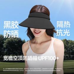 蕉下 加宽帽檐空顶帽女款新款防紫外线户外骑行运动遮阳太阳帽