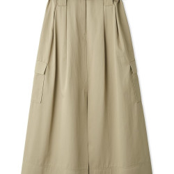 SNIDEL SWFS264039 女式工装裙, 米色,BEG