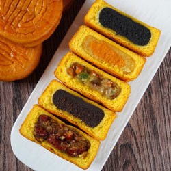 酥上煌 正宗蛋月烧月饼五仁老式饼蛋糕皮传统晋式礼盒装官方旗舰店