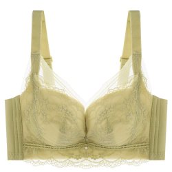 婷美 小胸聚拢内衣女显大蕾丝提拉防垂调整型收副乳无钢圈文胸