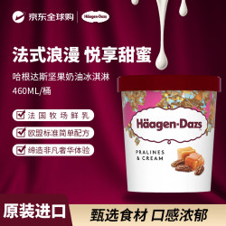 哈根达斯 坚果奶油冰淇淋 460ml/桶