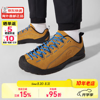 KEEN JASPER 男女户外山系潮搭徒步鞋 舒适透气休闲鞋 旅行运动 香料棕/蓝色1002661 刘耀文同款 43
