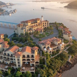 阿拉海城堡酒店 高级海景双床房2晚(连住)