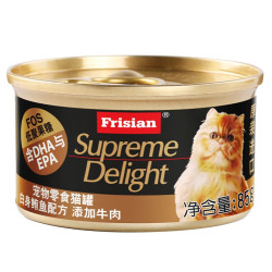 Frisian 白身鲔鱼牛肉猫罐头 85g