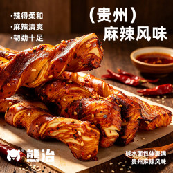 熊治 辣味碱水棒400g/箱
