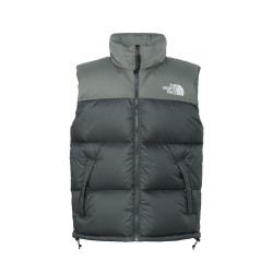 The North Face 北面 男式羽绒背心 Nuptse 背心, 保险丝盒 灰色 / 沥青灰