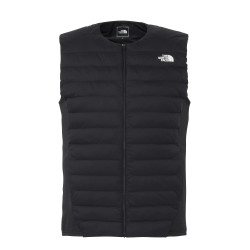 The North Face NY82577 加厚背心红色跑步背心,男式,成人, 黑色