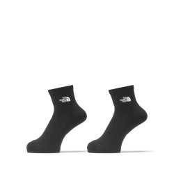 The North Face 袜子 TNF 标志 2P 脚踝中性款成人, TNF 黑色/TNF黑色