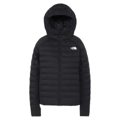 The North Face NYW82576 保暖夹克,红色跑步连帽衫,女士,成人, 黑色