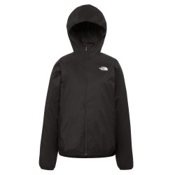 The North Face 北面 女式贝壳夹克 燕尾透气连帽衫, 黑色