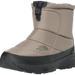 The North Face NSE WP VII SHORT Nuptse 短靴防水 VII 短款 NF52273 中性保暖靴, 机舱灰 / TNF 黑色