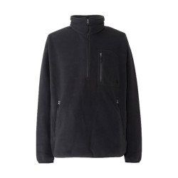 The North Face 北面抓绒夹克,半拉链,中性,成人, 黑色