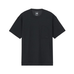 The North Face 短袖绉纱波浪 T 恤(男女皆宜), 黑色
