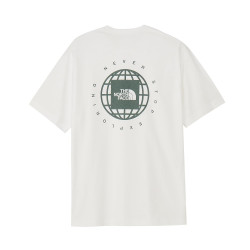 The North Face 北面 S/S Geo 方形标志 T 恤, 白色