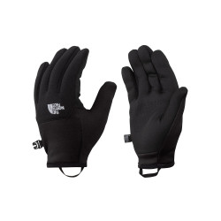 The North Face 北面 徒步 Etip 短手套,男女通用,羊毛,弹力,触摸屏,黑色,M 码