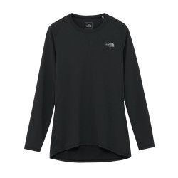The North Face 北面男式长袖剪裁和缝制 T 恤,L/S 干圆领, 黑色