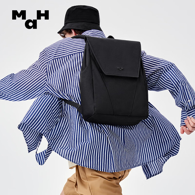 开学季、联名款：MAH x 羊舍联名【防水大容量】通勤电脑背包