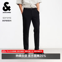 杰克琼斯 226114007 锥形剪裁 黑色 男士休闲裤