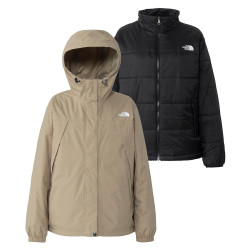 THE NORTH FACE 女式 Chrono Trimate 夹克, 经典卡其色/黑色