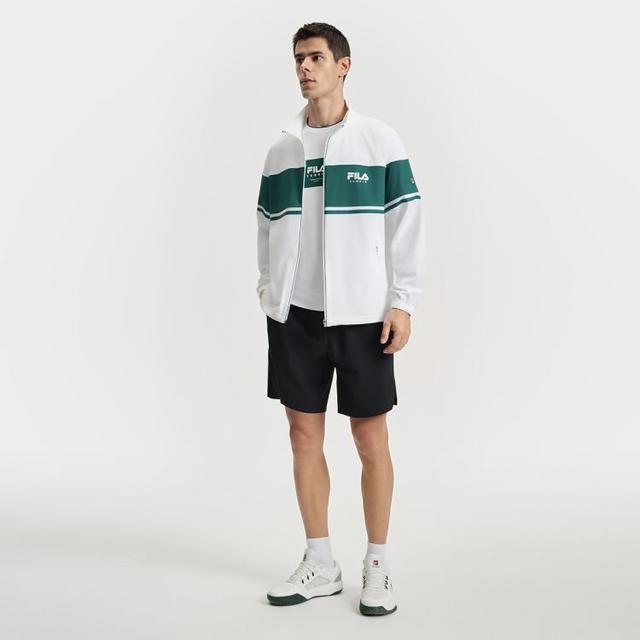 FILA 【梭织立领】男士户外运动外套