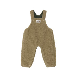 The North Face 北面儿童幼儿抱被羊毛开衫斗篷整体 Boa 羊毛耳帽保暖, 经典卡其色