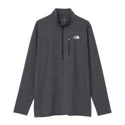 THE NORTH FACE 长袖半拉链长袖闪光干燥 3D 拉链 L/S FLASHDRY 3D 拉链男士成人 NT62505 男士, 混合颜色木炭