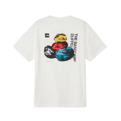 The North Face 北面 S/S Base Camp 行李图案 T 恤, 白色