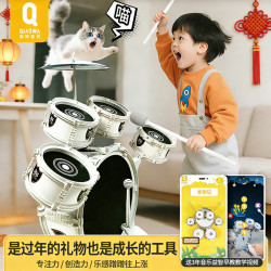 俏娃宝贝 架子鼓 儿童益智玩具
