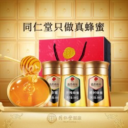 同仁堂 年货礼盒】北京同仁堂 Tongrentang Chinese Medicine蜂蜜300g*3瓶天然洋槐蜜纯正