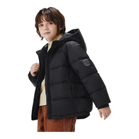 雪中飞 儿童羽绒服 黑色 160cm
