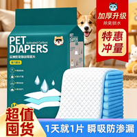 JCZS 狗狗尿垫尿片宠物用品厕所除臭吸水垫尿不湿加厚100片一 升级 XL-超大型 x 超值囤货