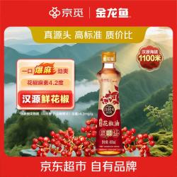 京觅 金龙鱼爆麻花椒油400ml 花椒麻素4.2度